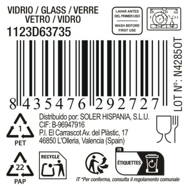 Glas La Mediterránea Bois (72 Stück) – Bild 6