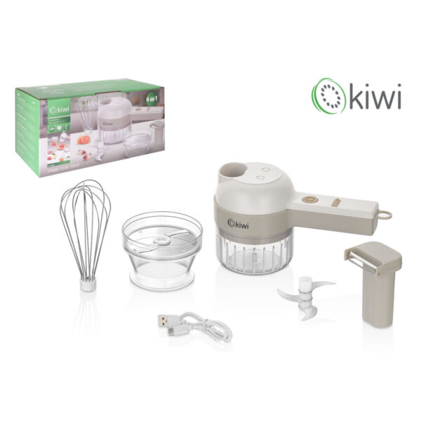Tragbarer, wiederaufladbarer Mini-Zerkleinerer Kiwi 200 ml (6 Stück) – Bild 3