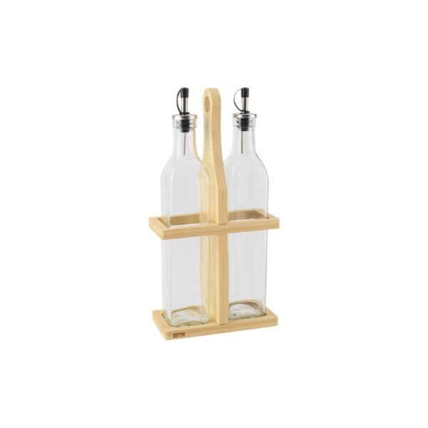 Gewürzset Quttin Braun Durchsichtig Glas Bambus 0,5 L 2 Stücke (12 Stück) – Bild 2