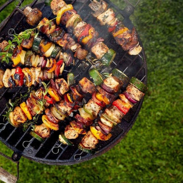 Grillspieß-Set Algon Metall 35 cm 12 Stücke (24 Stück) – Bild 5