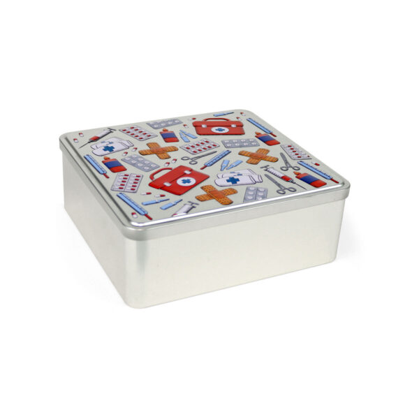 Mehrzweckbox Confortime Nurse Metall 23,7 x 22,2 x 8,9 cm (12 Stück) – Bild 2