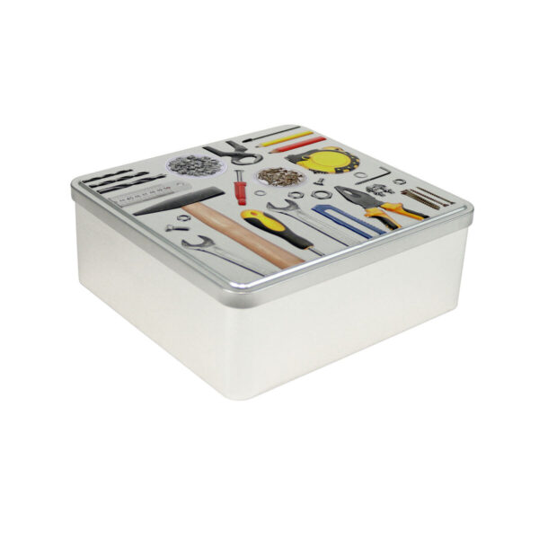 Mehrzweckbox Confortime Tools Metall 23,7 x 22,2 x 8,9 cm (12 Stück) – Bild 2