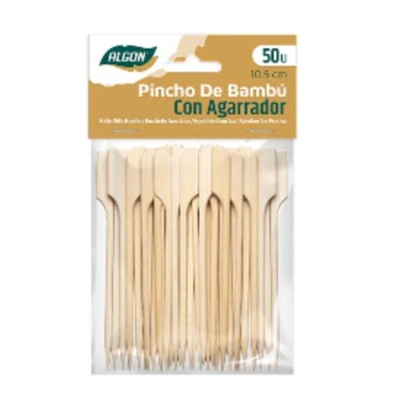 Spieß für Vorspeise Algon Bambus 50 Stücke (24 Stück) – Bild 5