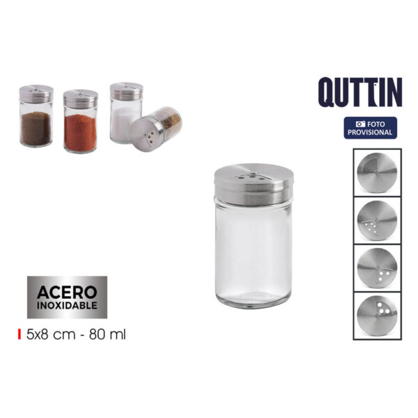 Gewürzspender Quttin 80 ml 5 x 5 x 8 cm (24 Stück) – Bild 2