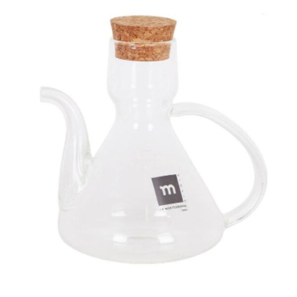 Ölfläschchen La Mediterránea Bell Durchsichtig Silikon Borosilikatglas 275 ml (8 Stück) – Bild 2
