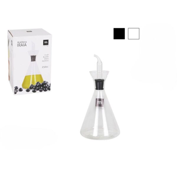 Ölfläschchen La Mediterránea Durchsichtig Borosilikatglas 250 ml (8 Stück) – Bild 2