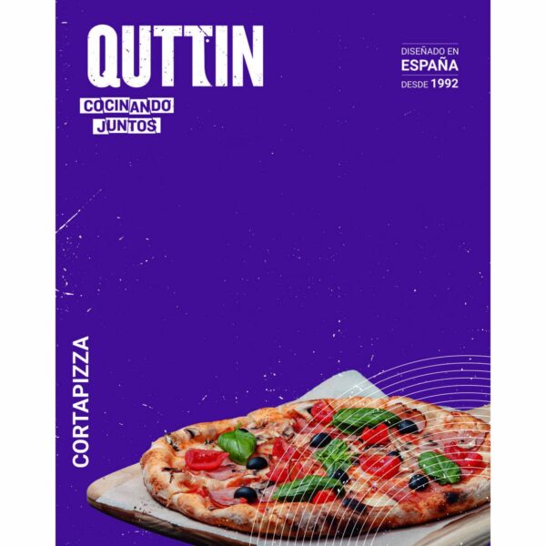 Pizzaschneider Quttin Stahl 10 x 8,5 cm (24 Stück) – Bild 6