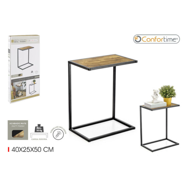 Beistelltisch Confortime Braun Schwarz 40 x 25 x 50 cm (3 Stück) – Bild 4