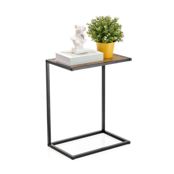 Beistelltisch Confortime Braun Schwarz 40 x 25 x 50 cm (3 Stück) – Bild 3