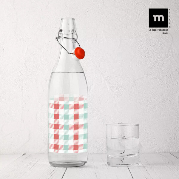 Glas-Flasche La Mediterránea Glas 1 L (12 Stück) – Bild 7