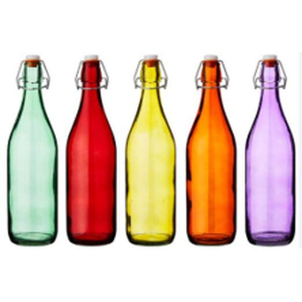 Glas-Flasche La Mediterránea Glas 1 L (12 Stück) – Bild 2