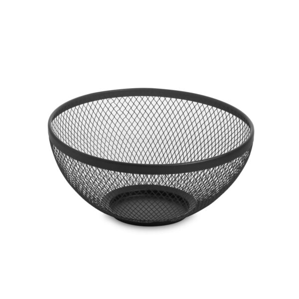 Obstschale Confortime Schwarz Metall 26 x 12,5 cm (12 Stück) – Bild 2