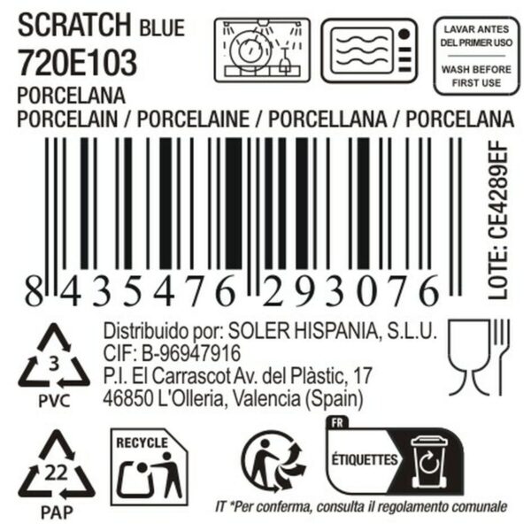 Kochschüssel La Mediterránea Scratch blue (8 Stück) – Bild 6