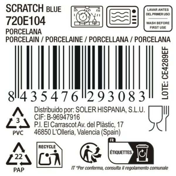 Kochschüssel La Mediterránea Scratch blue (6 Stück) – Bild 5