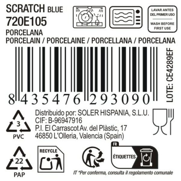 Kochschüssel La Mediterránea Scratch blue (8 Stück) – Bild 5