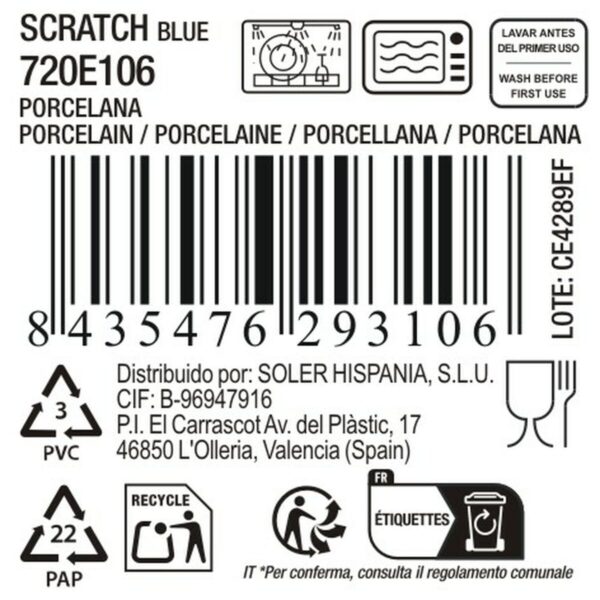 Kochschüssel La Mediterránea Scratch blue (8 Stück) – Bild 5