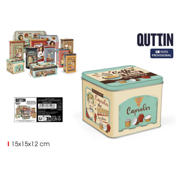 Metalldose Quttin Capsules (12 Stück) – Bild 2