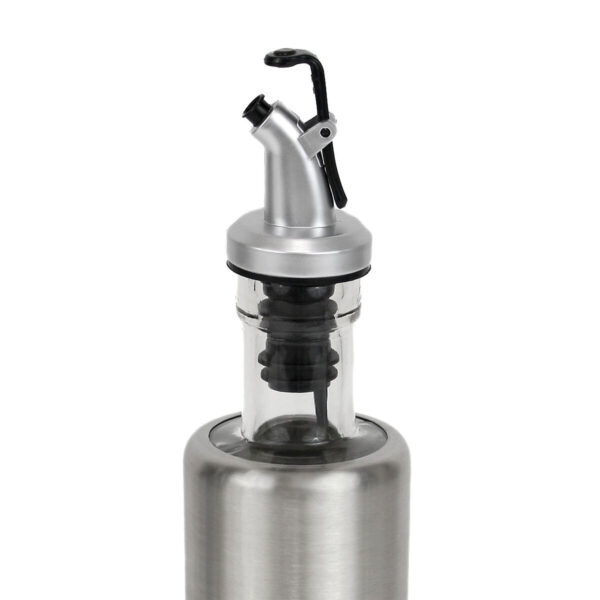 Ölfläschchen Quttin Durchsichtig Silberfarben Edelstahl 0,3 L (12 Stück) – Bild 4