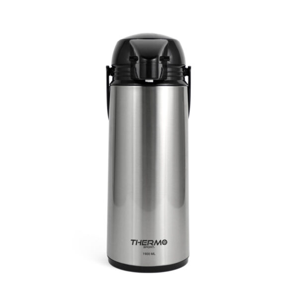Thermoskanne ThermoSport Silberfarben 1,9 L (6 Stück) – Bild 4