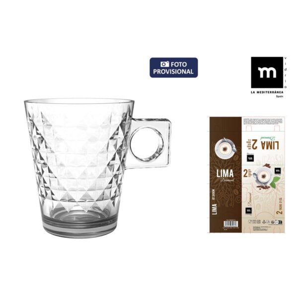 Tassensatz La Mediterránea Lima diamond 2 Stücke (36 Stück) – Bild 2