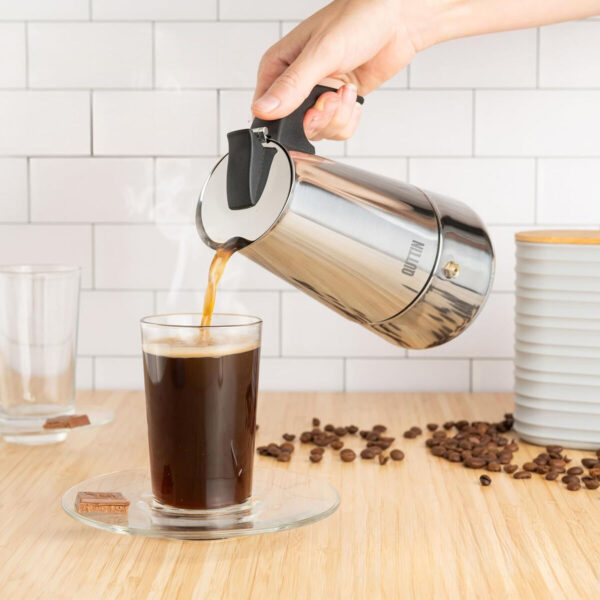 Italienische Kaffeemaschine Quttin 4 Kopper (6 Stück) – Bild 2
