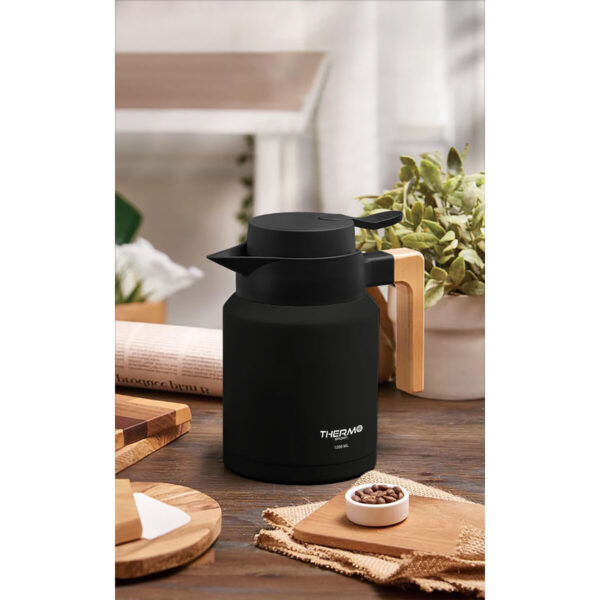 Thermoskanne ThermoSport Schwarz 1,2 L (4 Stück) – Bild 5