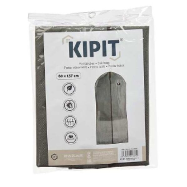 Kleidertasche Kipit 42387 Grau Polyester Polypropylen 60 x 137 cm (24 Stück) – Bild 3