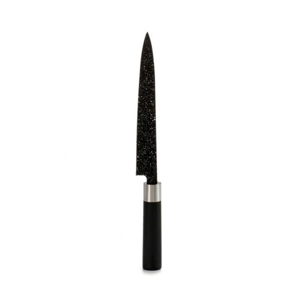 Küchenmesser Kinvara KT11-5604M02 Schwarz Silberfarben Edelstahl Kunststoff 3,5 x 33,3 x 2,2 cm Marmor (12 Stück) – Bild 2