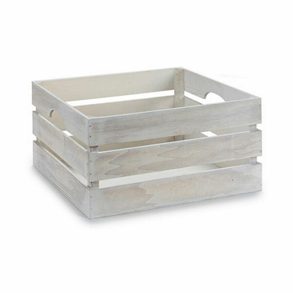Dekorative Box Weiß Holz 31 x 20 x 40,5 cm (9 Stück) – Bild 2