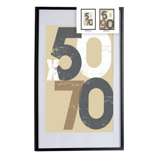 Fotorahmen 62,5 x 2,5 x 92,5 cm Schwarz Kunststoff Holz MDF (6 Stück) – Bild 2