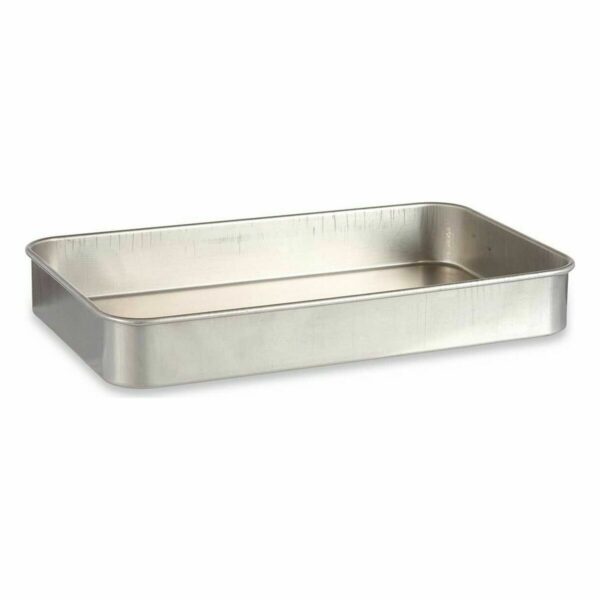 Backofenform Kinvara 100154 Silberfarben Aluminium 28,5 x 6,5 x 46 cm (12 Stück) – Bild 2