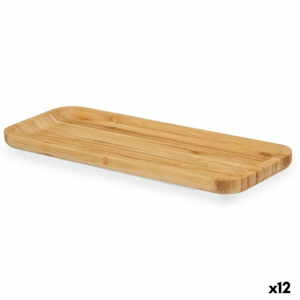 Tablett für Snacks Kinvara 90957 Braun 29,5 x 1,6 x 11,5 cm Aperitif (12 Stück)