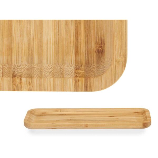 Tablett für Snacks Kinvara 90957 Braun 29,5 x 1,6 x 11,5 cm Aperitif (12 Stück) – Bild 3