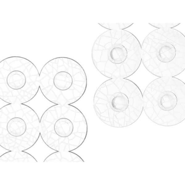 Rutschfeste Duschmatte Durchsichtig PVC 54 x 54 x 1 cm (6 Stück) – Bild 3