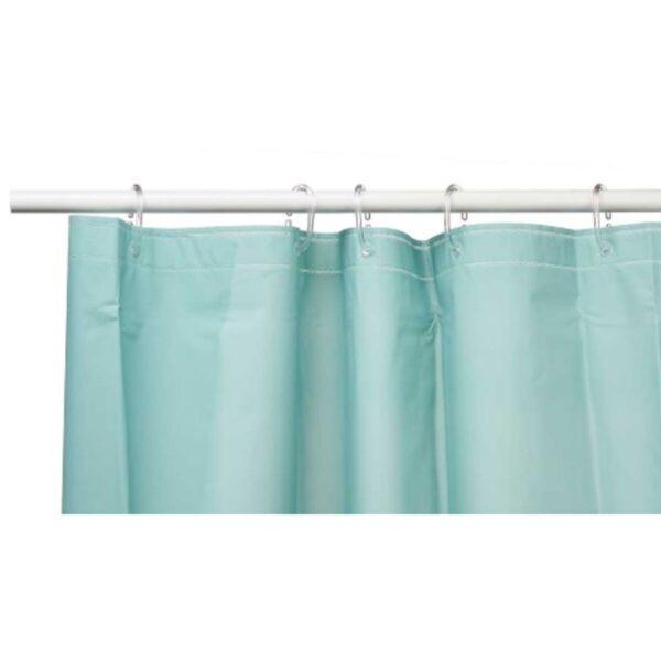 Duschvorhang Berilo SC-MIX-01-GREEN grün Polyäthylen EVA 180 x 180 cm (12 Stück) – Bild 3