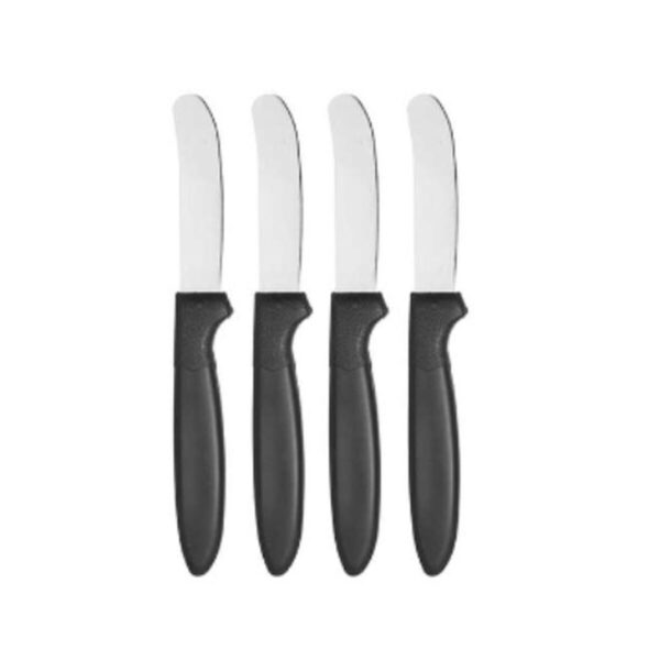Messerset Kinvara CN-KT172244E Schwarz Silberfarben Edelstahl Kunststoff 17 cm (12 Stück) – Bild 2