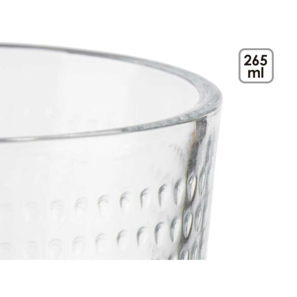 Gläserset Vivalto 79064 Durchsichtig Glas Punkte 265 ml (8 Stück) – Bild 4