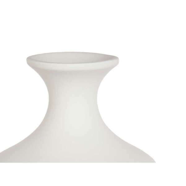 Vase Weiß aus Keramik 21 x 39 x 21 cm (2 Stück) – Bild 3