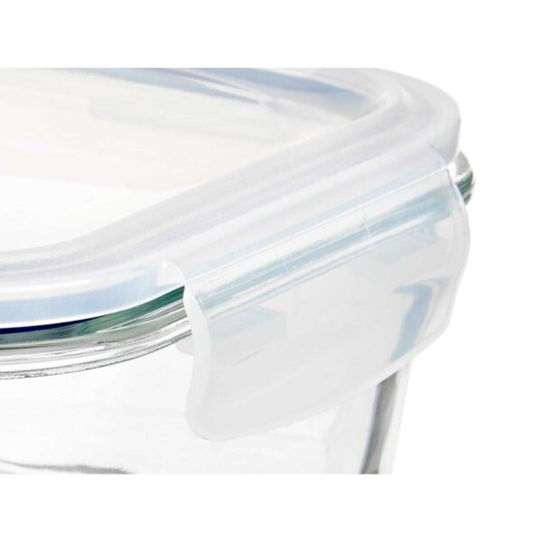 Lunchbox Vivalto 90549 Durchsichtig Silikon Borosilikatglas 1 L 22 x 7 x 16,5 cm (12 Stück) – Bild 4
