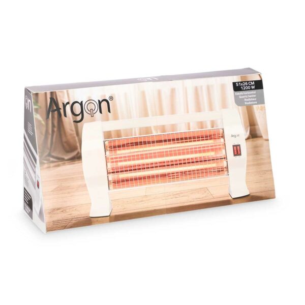 Elektro-Halogenheizer Argon W-HH1231 Weiß 1200 W (8 Stück) – Bild 4