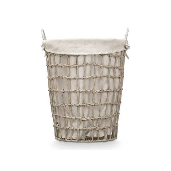 Korb Kipit HX30550 Grau Polyester Stoff Polypropylen Eisen Kunststoff 50 % Baumwolle 46 x 59 x 43 cm (6 Stück) – Bild 4