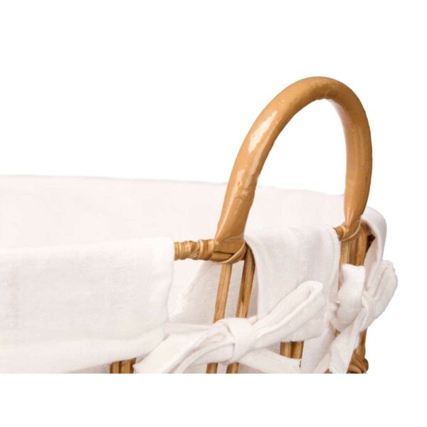 Korb Kipit HX30552 natürlich Polyester Stoff Polypropylen Eisen Kunststoff 50 % Baumwolle (6 Stück) – Bild 5