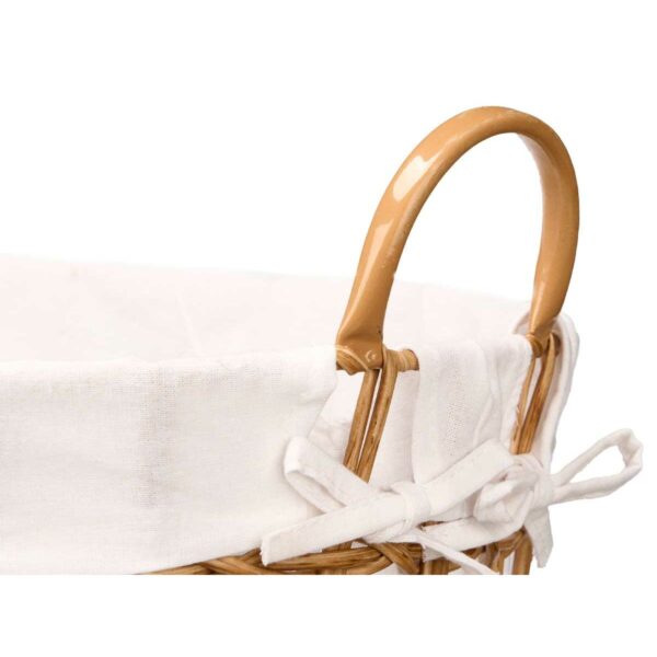 Korb Kipit HX30555 natürlich Polyester Stoff Polypropylen Eisen Kunststoff 50 % Baumwolle 49 x 58 x 35 cm (6 Stück) – Bild 5