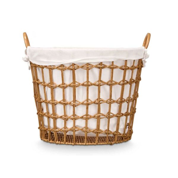 Korb Kipit HX30561 natürlich Polyester Stoff Polypropylen Eisen Kunststoff 50 % Baumwolle 50 x 43 x 44 cm (6 Stück) – Bild 4