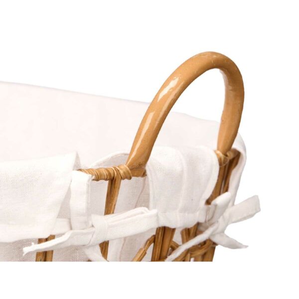 Korb Kipit HX30561 natürlich Polyester Stoff Polypropylen Eisen Kunststoff 50 % Baumwolle 50 x 43 x 44 cm (6 Stück) – Bild 5