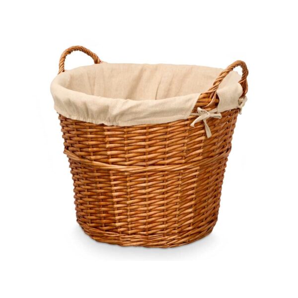 Korb Kipit HX31037 natürlich Polyester korb Stoff 50 % Baumwolle (6 Stück) – Bild 2