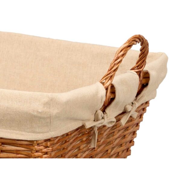 Korb Kipit HX31038 natürlich Polyester korb Stoff 50 % Baumwolle 65 x 35 x 43 cm (6 Stück) – Bild 5