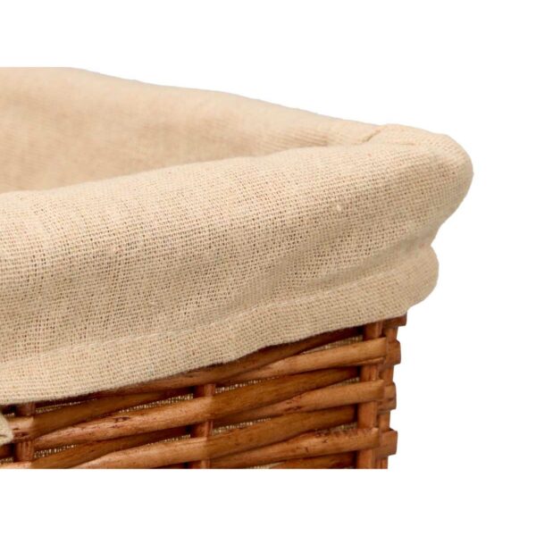 Korbsatz Kipit HX31449S/3 natürlich Polyester korb Stoff 50 % Baumwolle 39 x 16 x 30 cm 3 Stücke (6 Stück) – Bild 4