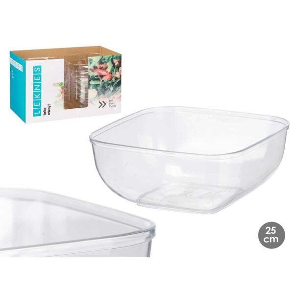Geschirr-Set Leknes CK80688-1 Durchsichtig Kunststoff 5 L 25,5 x 12,3 x 25,5 cm (12 Stück) – Bild 3