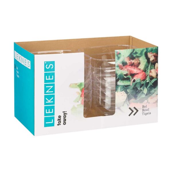 Geschirr-Set Leknes CK80688-1 Durchsichtig Kunststoff 5 L 25,5 x 12,3 x 25,5 cm (12 Stück) – Bild 4